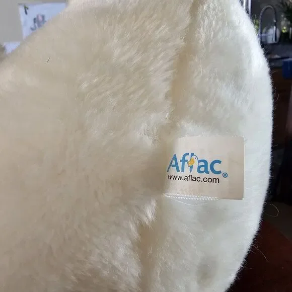 Giant 20"x23" AFLAC Duck w/ Bandana Huge Plush Stuffed Animal JUMBO Talks Sound - Picture 9 of 9